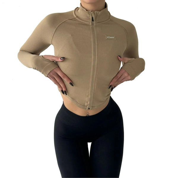 Aesthetic Fermuarlı Ceket