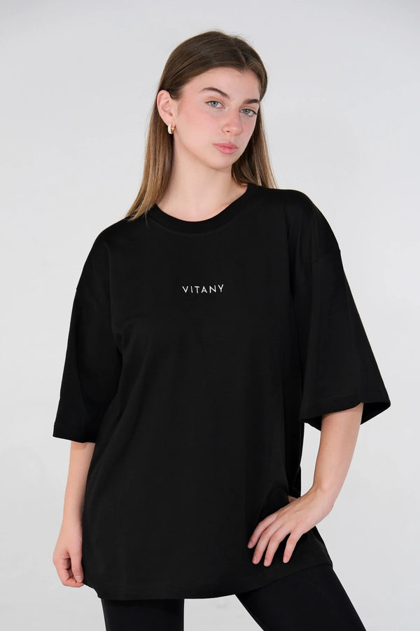 %100 Pamuklu Oversize Tişört